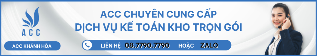 ACC chuyên cung cấp Dịch Vụ Kế Toán Kho Trọn Gói Giá Rẻ