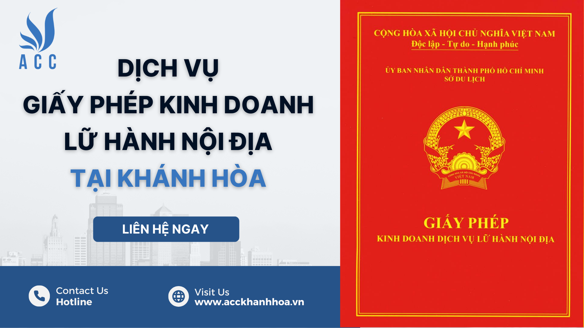 Dịch vụ xin giấy phép kinh doanh lữ hành nội địa tại Khánh Hòa