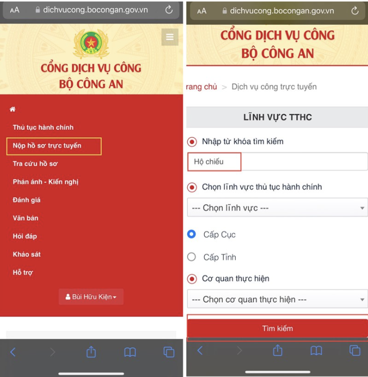 Bước 1