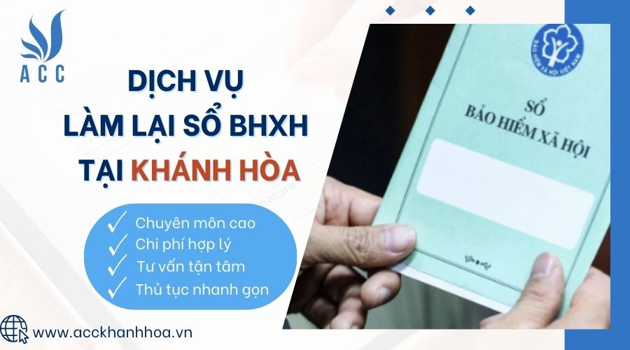 Dịch vụ làm lại sổ BHXH tại Khánh Hòa