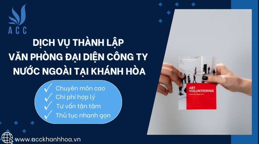 Dịch vụ thành lập văn phòng đại diện công ty nước ngoài tại Khánh Hòa
