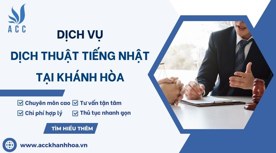 Dịch vụ dịch thuật tiếng Nhật tại Khánh Hòa uy tín