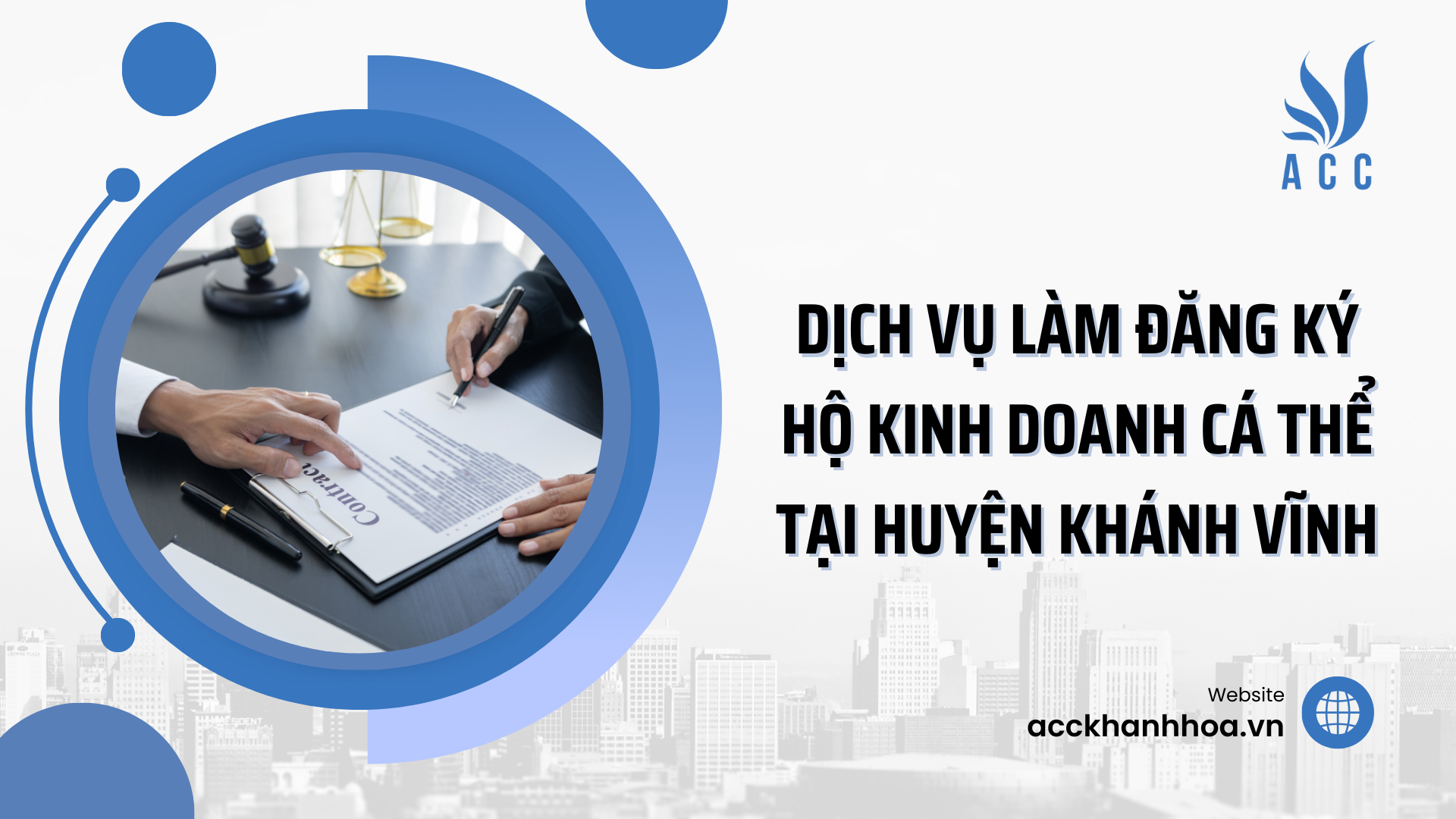 Dịch vụ làm đăng ký hộ kinh doanh cá thể tại huyện Khánh Vĩnh