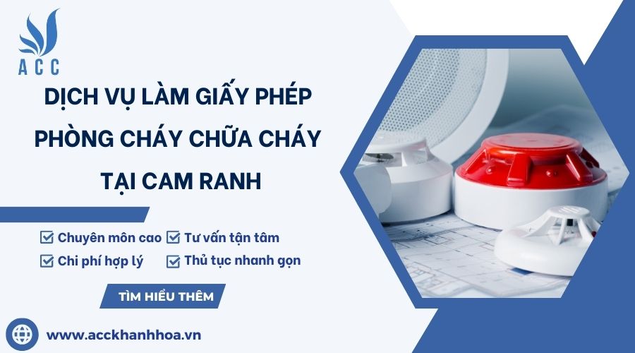 Dịch vụ làm giấy phép phòng cháy chữa cháy tại Cam Ranh