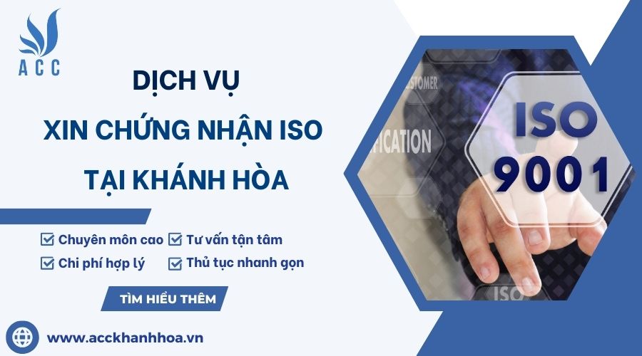 Dịch vụ xin chứng nhận iso tại Khánh Hòa