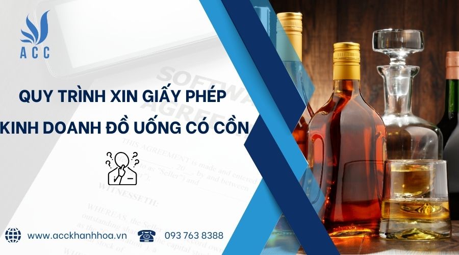 Quy trình xin giấy phép kinh doanh đồ uống có cồn