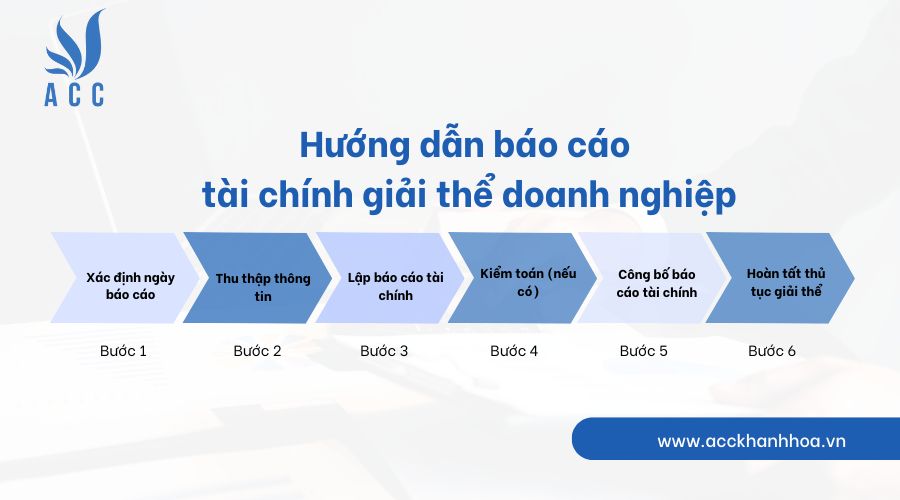 Hướng dẫn b&aacute;o c&aacute;o t&agrave;i ch&iacute;nh giải thể doanh nghiệp