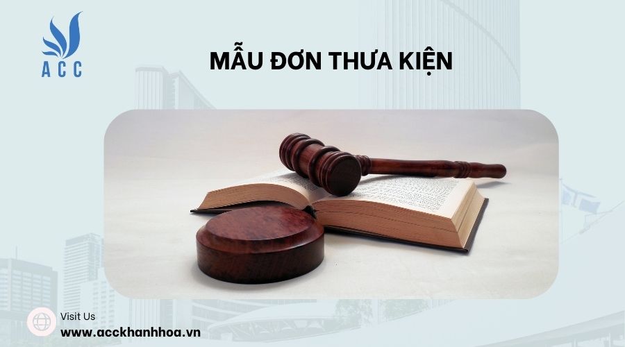 Mẫu đơn thưa kiện