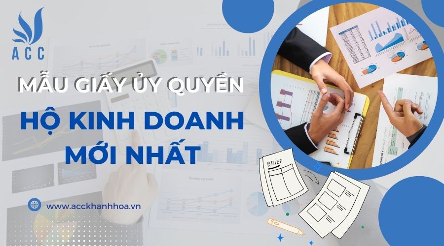 Mẫu giấy ủy quyền hộ kinh doanh mới nhất