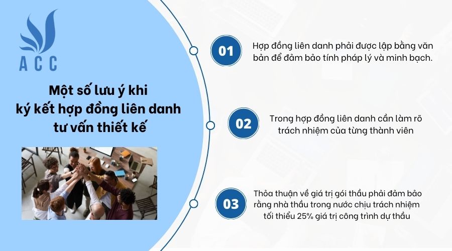 Một số lưu ý khi ký kết hợp đồng liên danh tư vấn thiết kế