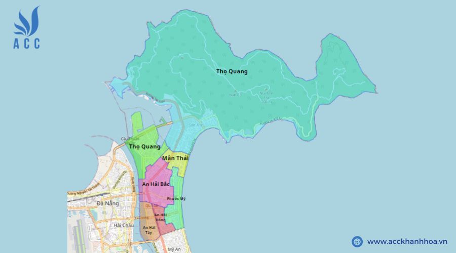 Bản đồ hành chính Quận Sơn Trà