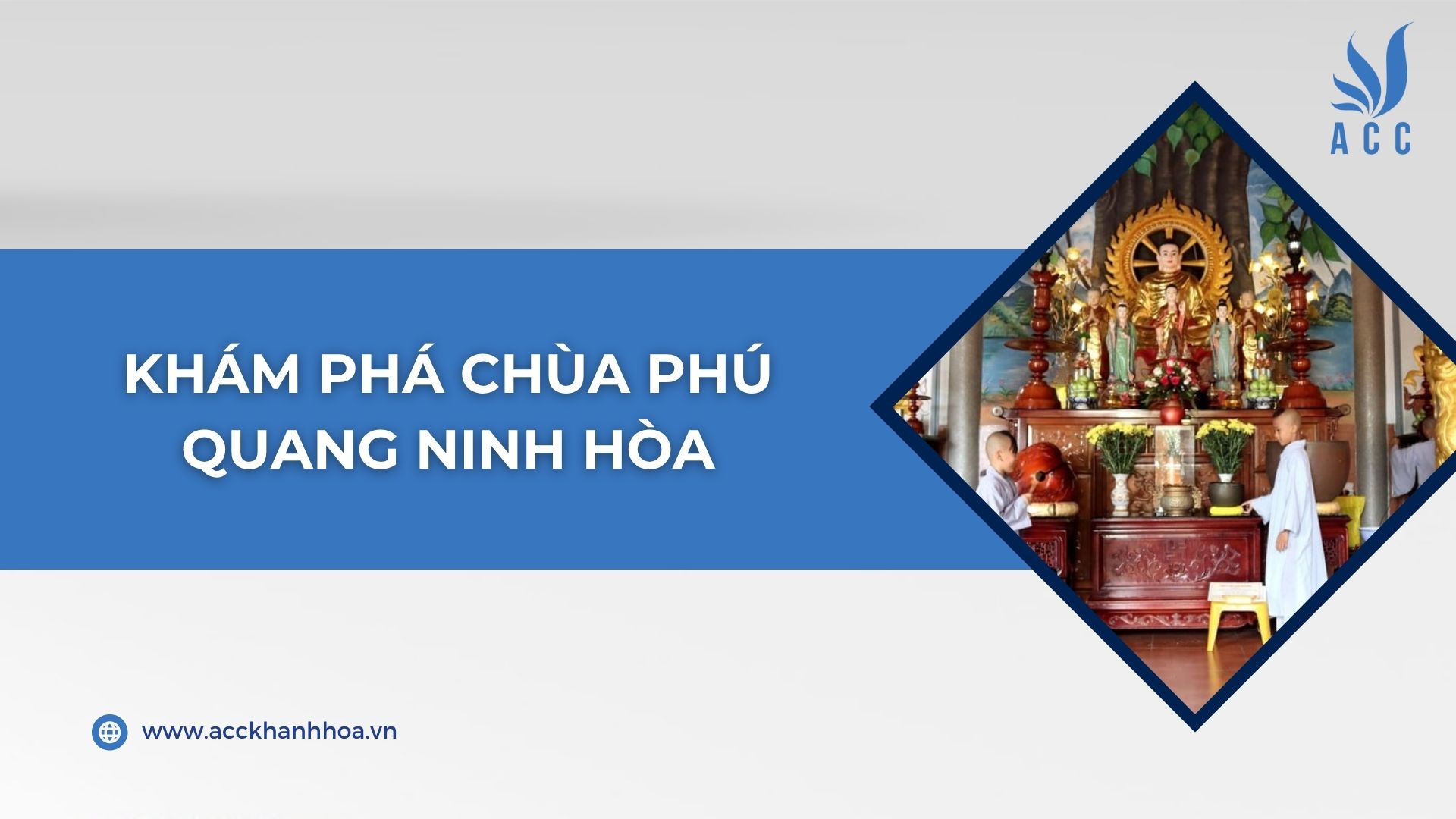 CẢNH CHÙA PHÚ QUANG BÌNH YÊN BÊN NHỮNG HÀNG CÂY CAO VÚT