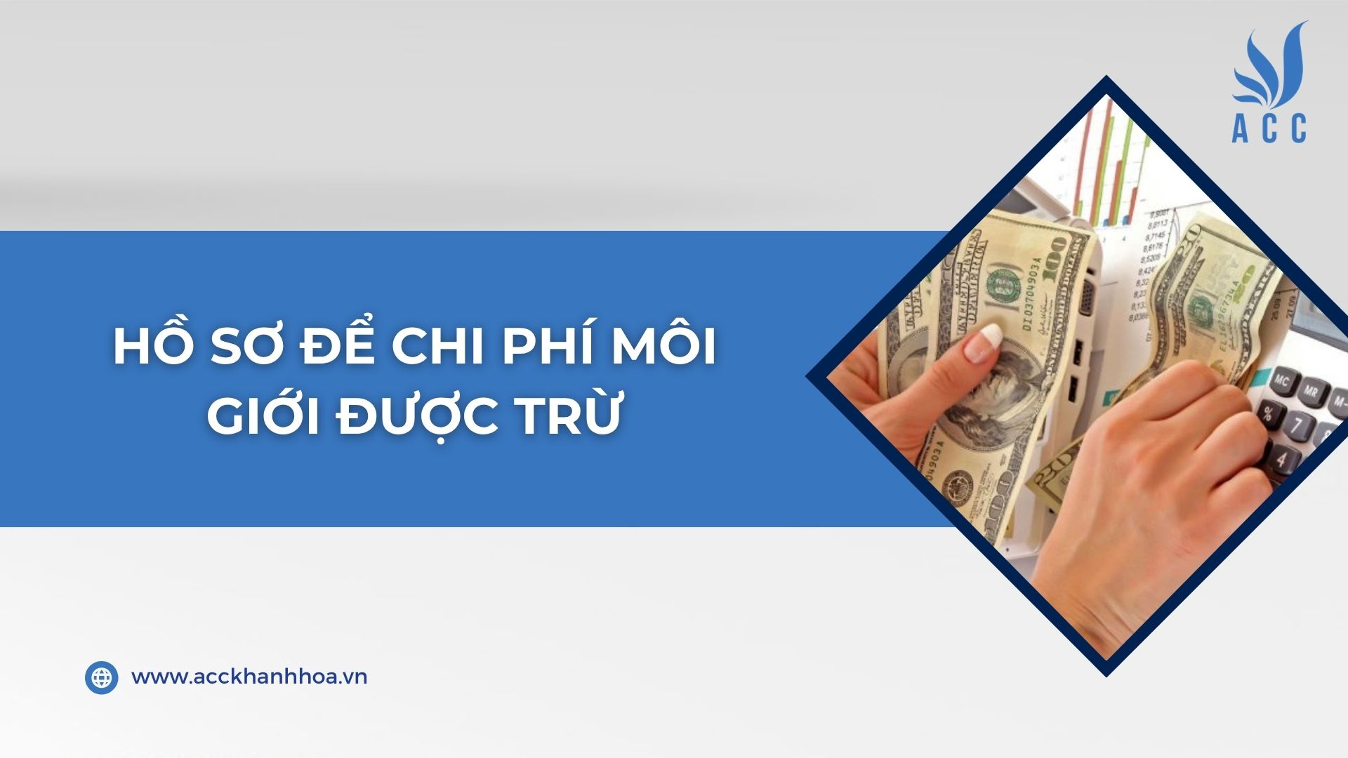 Hồ sơ để chi phí môi giới được trừ