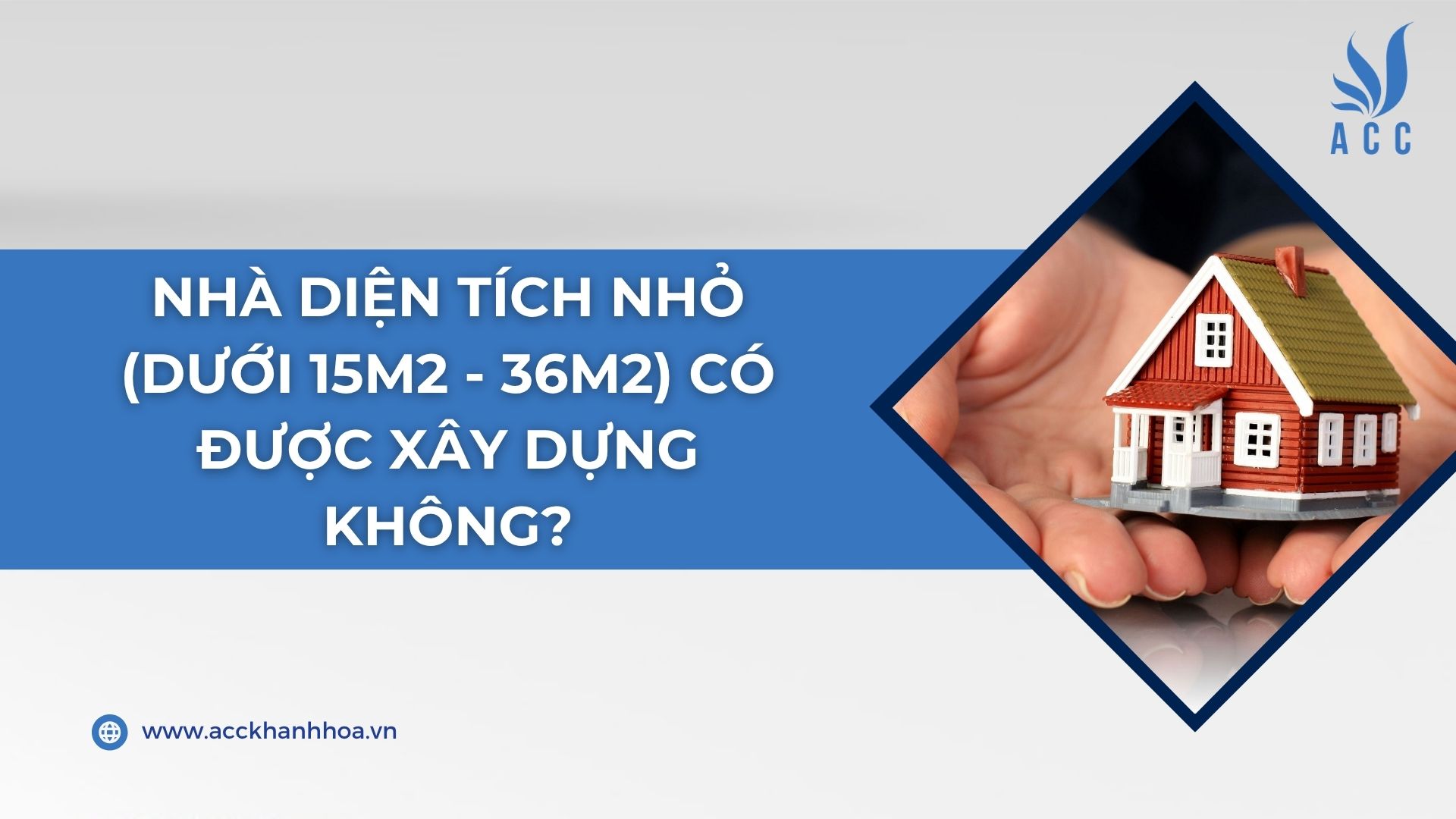 Nhà diện tích nhỏ (dưới 15m2 - 36m2) có được xây dựng không?