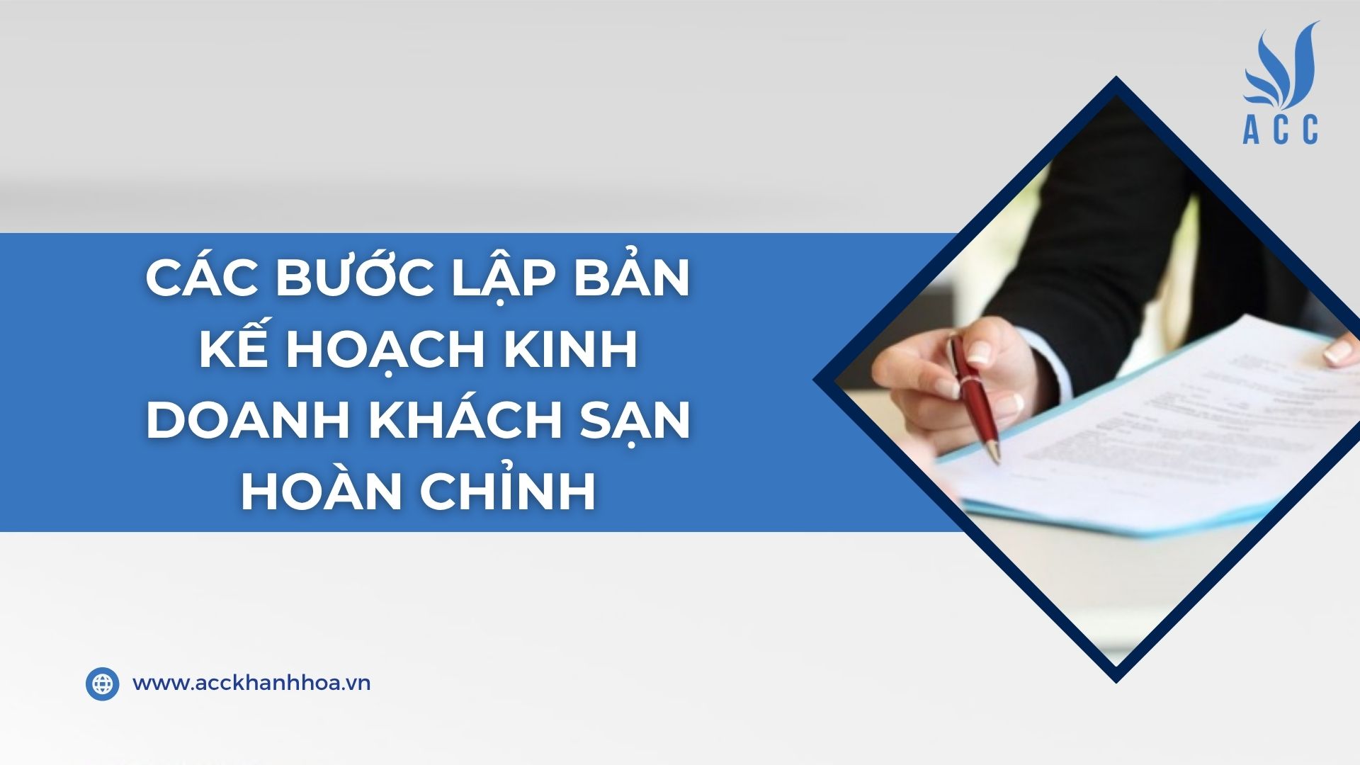Các bước lập bản kế hoạch kinh doanh khách sạn hoàn chỉnh