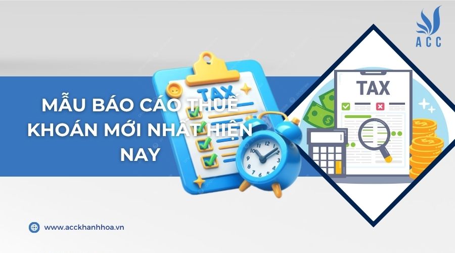Mẫu báo cáo thuế khoán mới nhất hiện nay