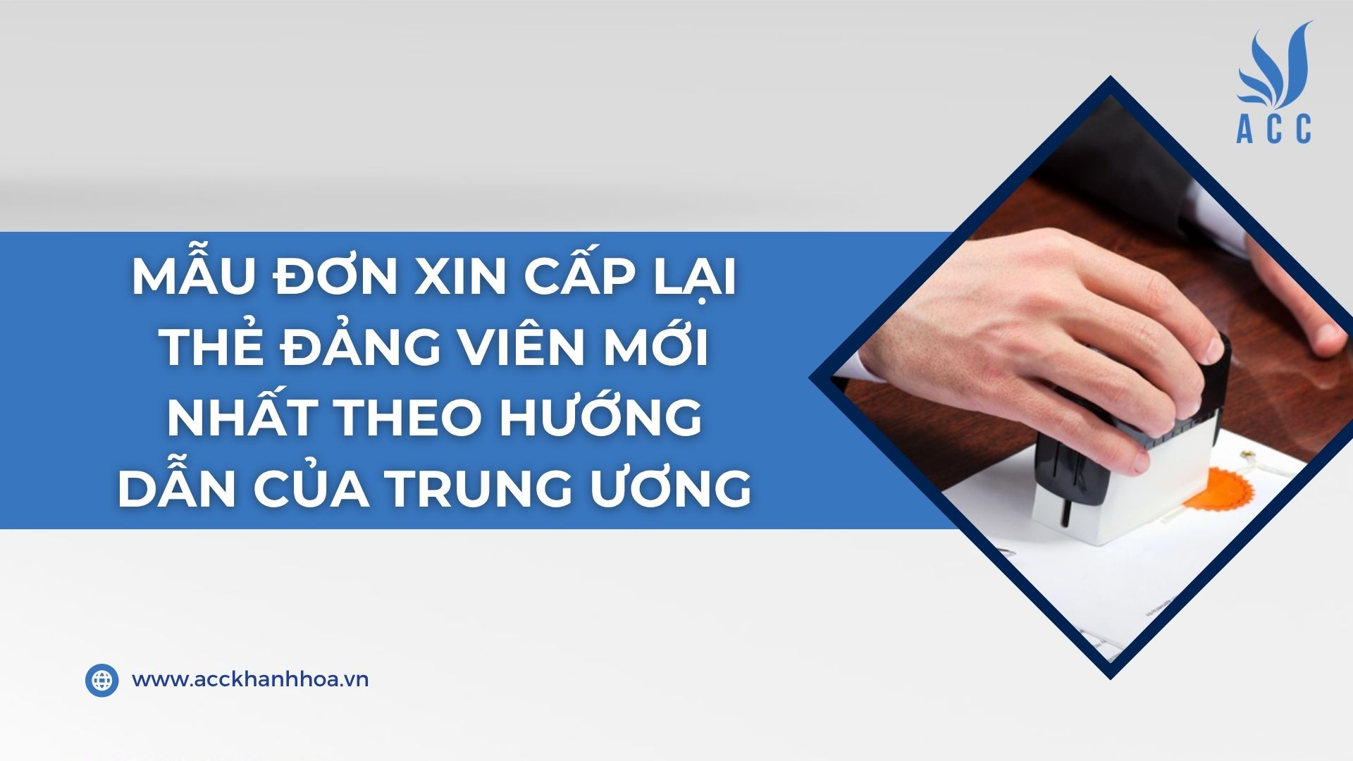 Mẫu đơn xin cấp lại thẻ Đảng viên mới nhất theo hướng dẫn của Trung ương