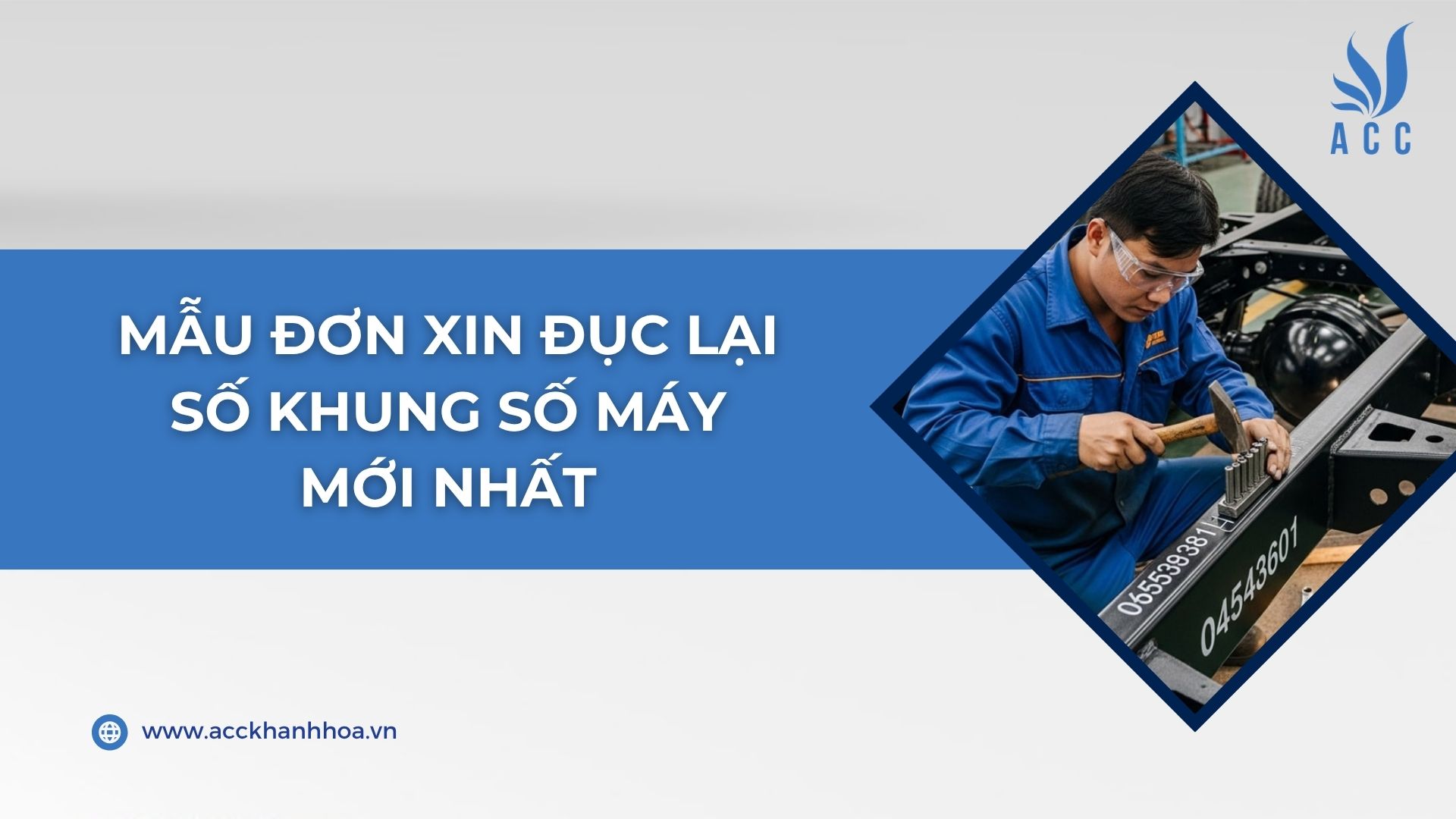 Mẫu đơn xin đục lại số khung số máy mới nhất