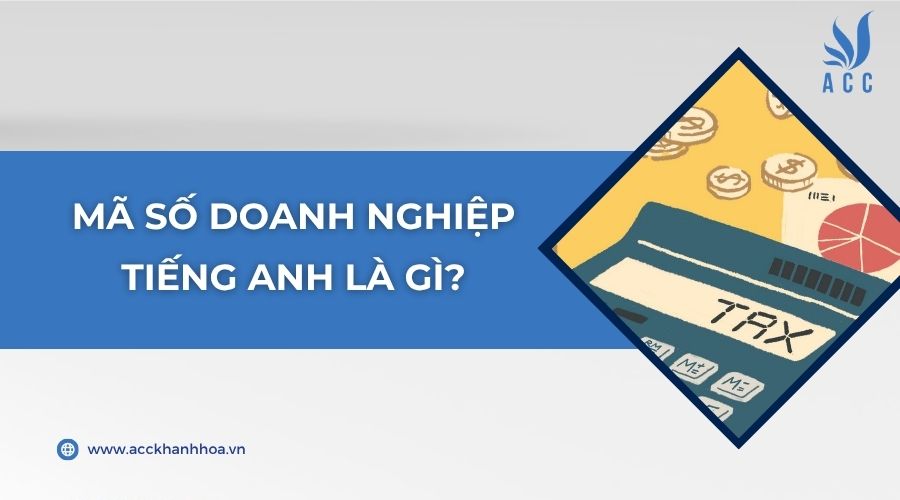 Mã số doanh nghiệp tiếng Anh là gì?