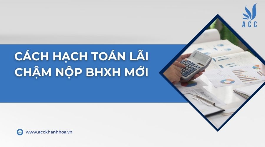 Cách hạch toán lãi chậm nộp BHXH mới