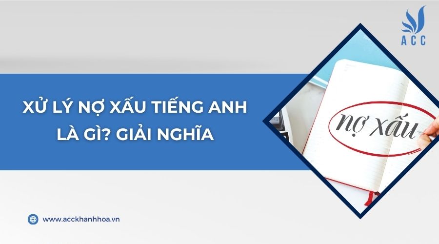 Xử lý nợ xấu tiếng Anh là gì? Giải nghĩa