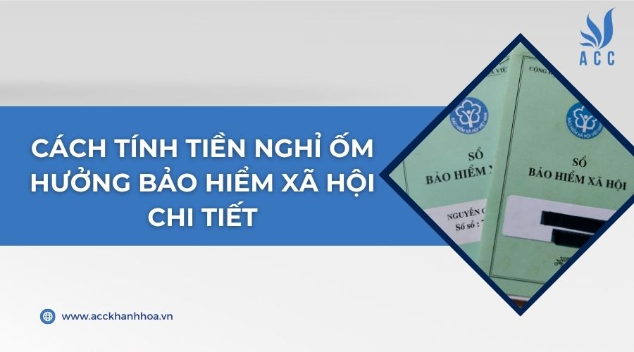 Cách tính tiền nghỉ ốm hưởng bảo hiểm xã hội chi tiết