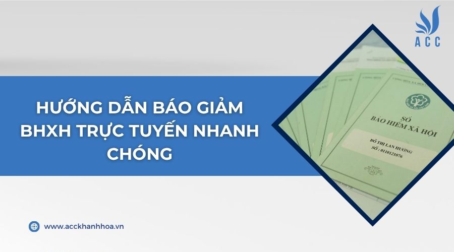 Hướng dẫn báo giảm BHXH trực tuyến nhanh chóng