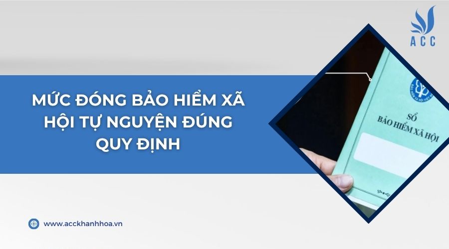 Mức đóng bảo hiểm xã hội tự nguyện đúng quy định